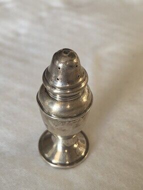 Vintage Sterling  Silver Salt Shaker